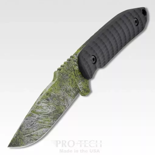 Protech Zombie Splash Cerakote Rockeye Fixed Blade w/ Sheath