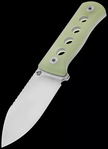 QSP Canary Glow-in-the-dark Resin Stonewashed Fixed Blade