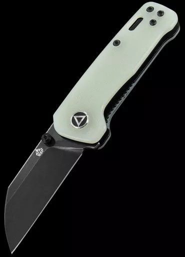 QSP Penguin Mini Jade G10 Black Stonewash Folding Knife