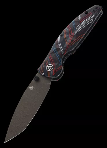 QSP Turtle Punk G10 Colourful Champagne Folding Knife