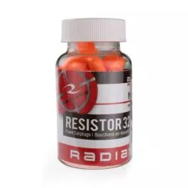 Radians Resistor 32 Disposable Foam Earplugs - Orange - 25 Pack