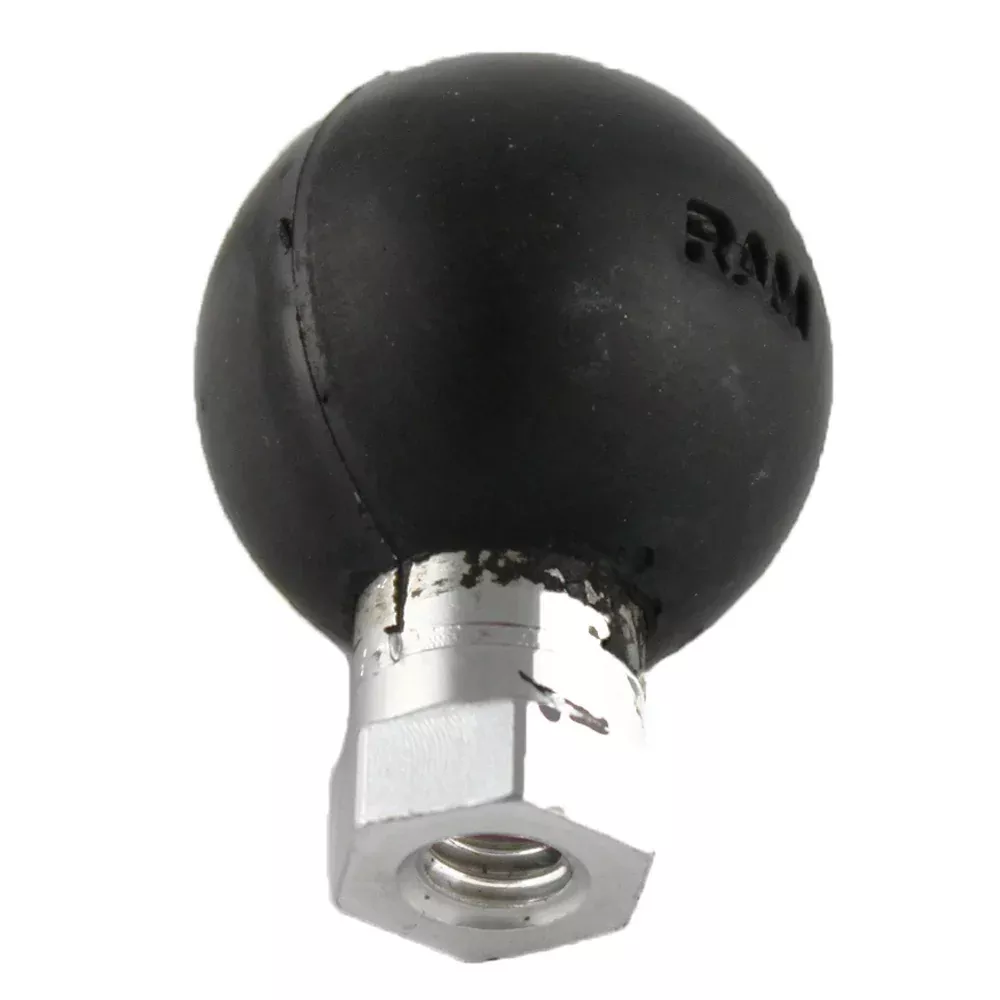 RAM Mount 1/4″-20 Female Threaded Hex Hole w/1″ Ball [RAM-B-337U]