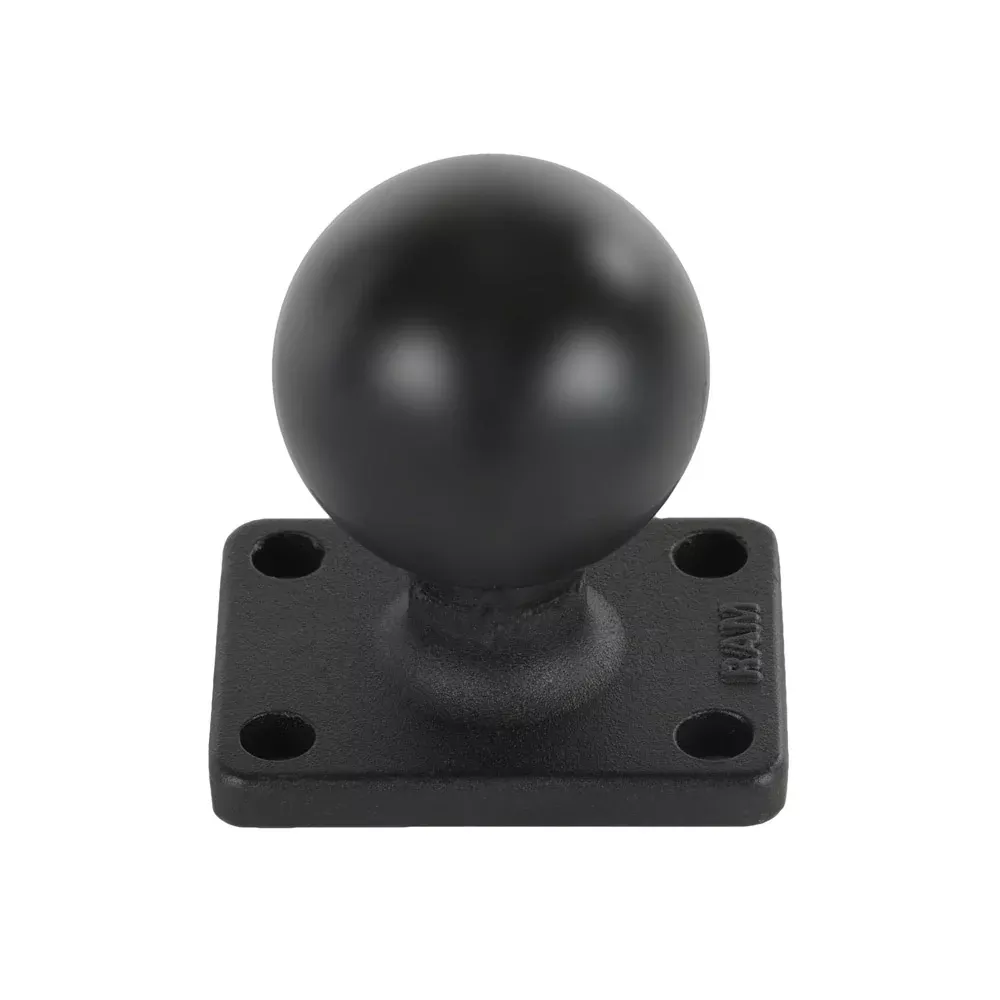 RAM Mount 1.5″ x 2″ Rectangle Base w/1.5″ Ball [RAM-202U-152]