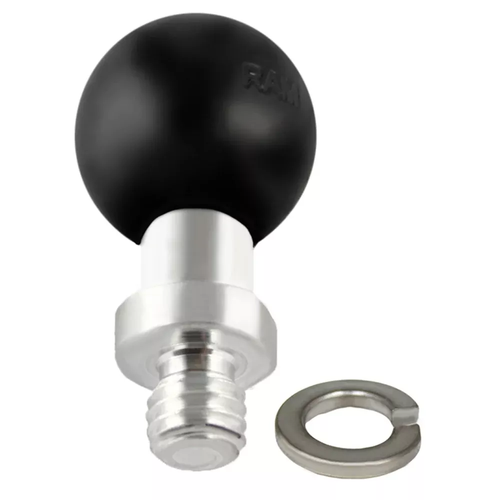 RAM Mount 1″ Ball Connected to 3/8″-16 Threaded Post [RAM-B-236U]