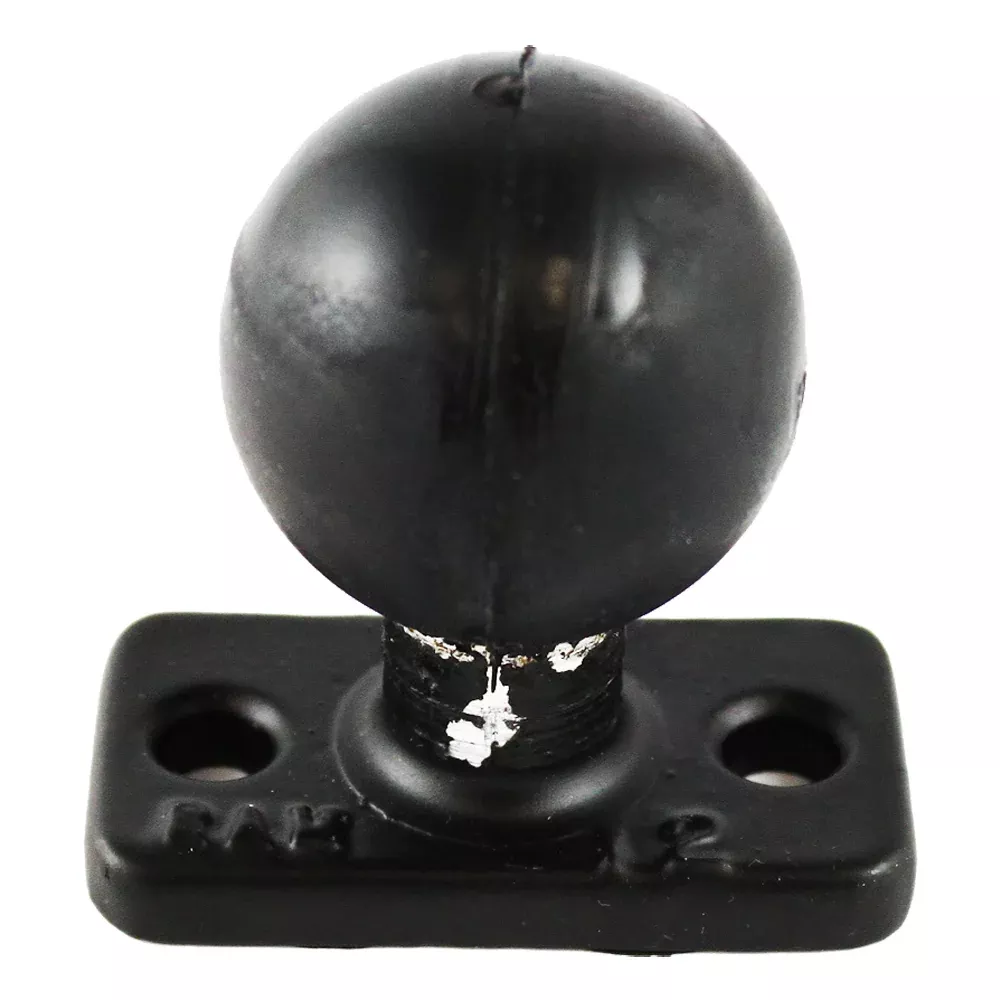 RAM Mount 1″ x 2″ Rectangle Base w/1.5″ Ball [RAM-202U-12]