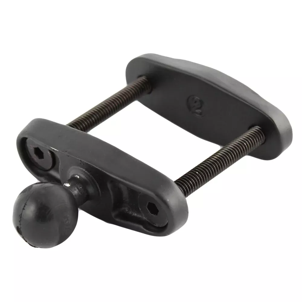 RAM Mount 2″ Max Width Square Rail Base w/1″ Ball [RAM-B-247U-2]