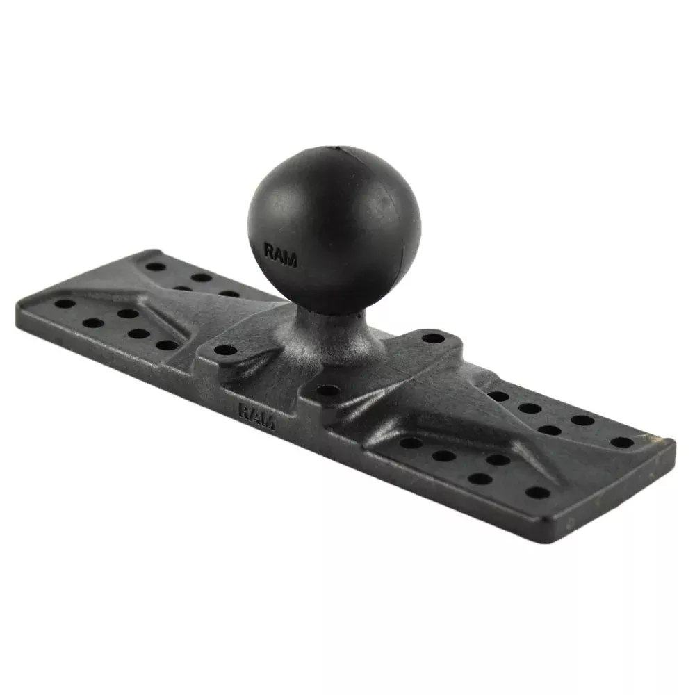 RAM Mount 6.25″ x 2″ Composite Base Plate w/1.5″ Ball [RAP-111BU]