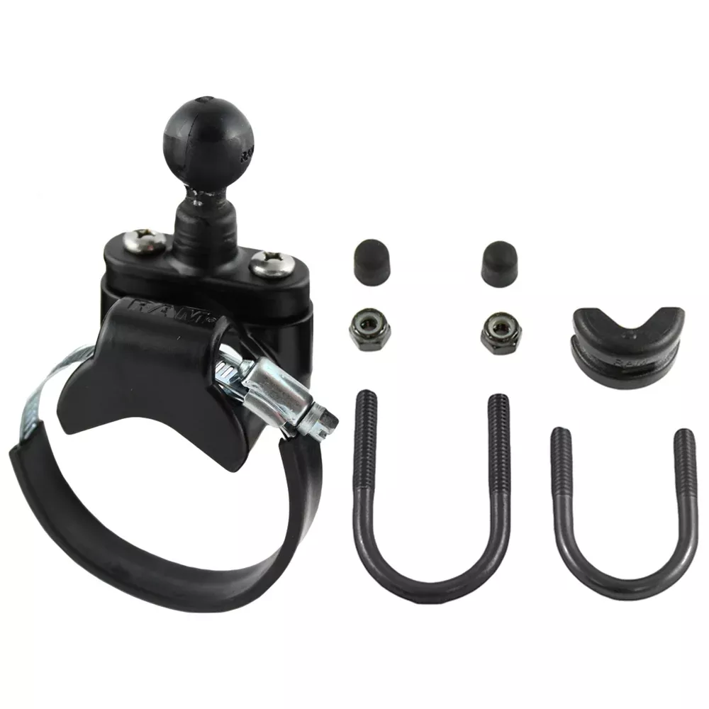 RAM Mount ATV/UTV Large Diameter Rail Mount w/1″ Ball [RAM-B-231Z-2]