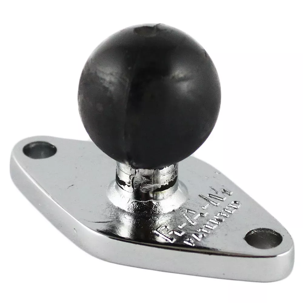 RAM Mount Chrome Diamond Base w/1″ Ball [RAM-B-238CHU]