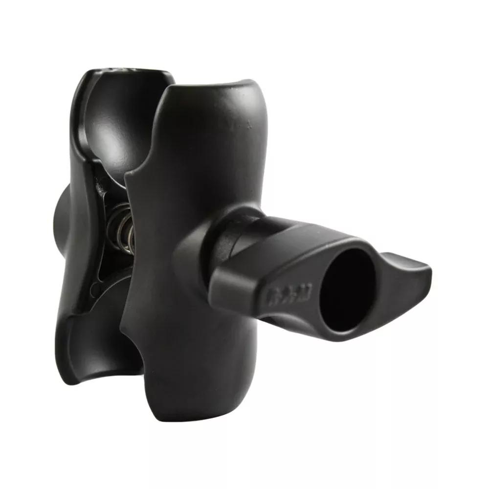 RAM Mount D Size Short Double Socket Arm f/2.25″ Ball Base [RAM-D-201U-C]