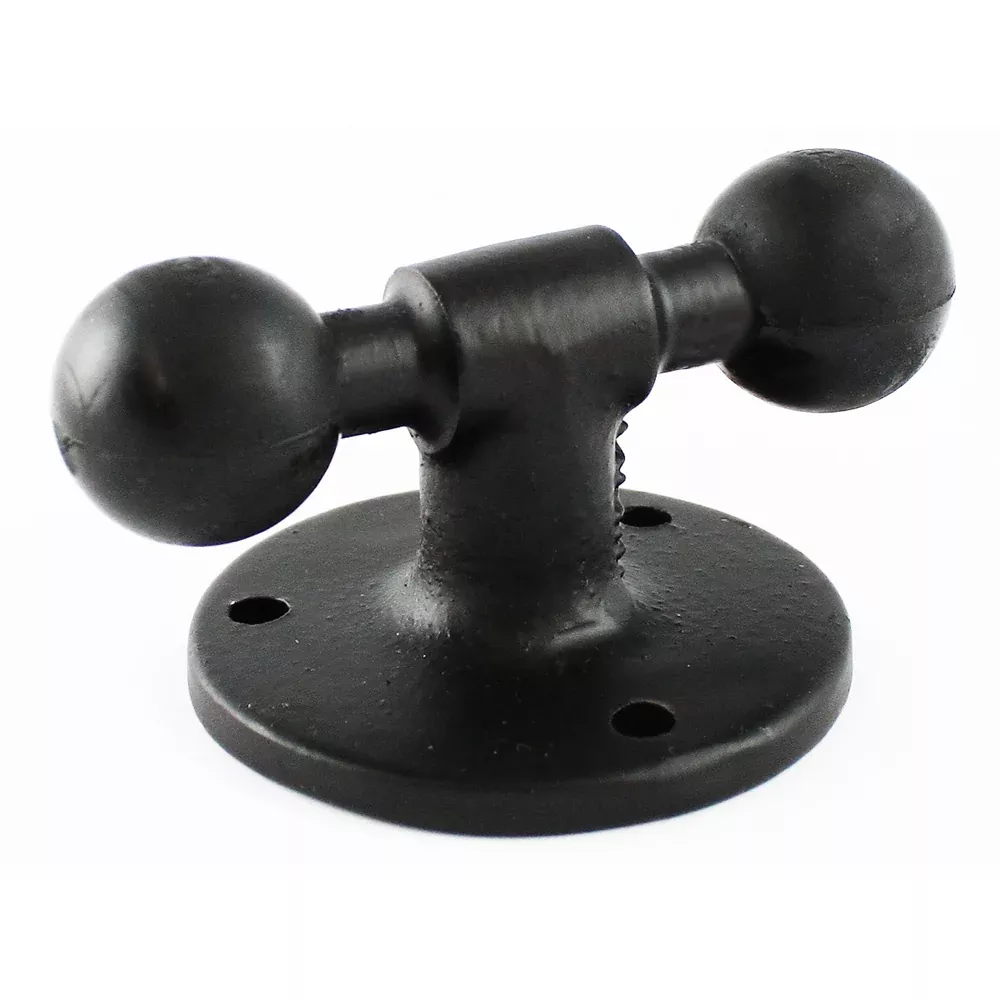 RAM Mount Double Ball w/2.5″ Round Base [RAM-B-217U]