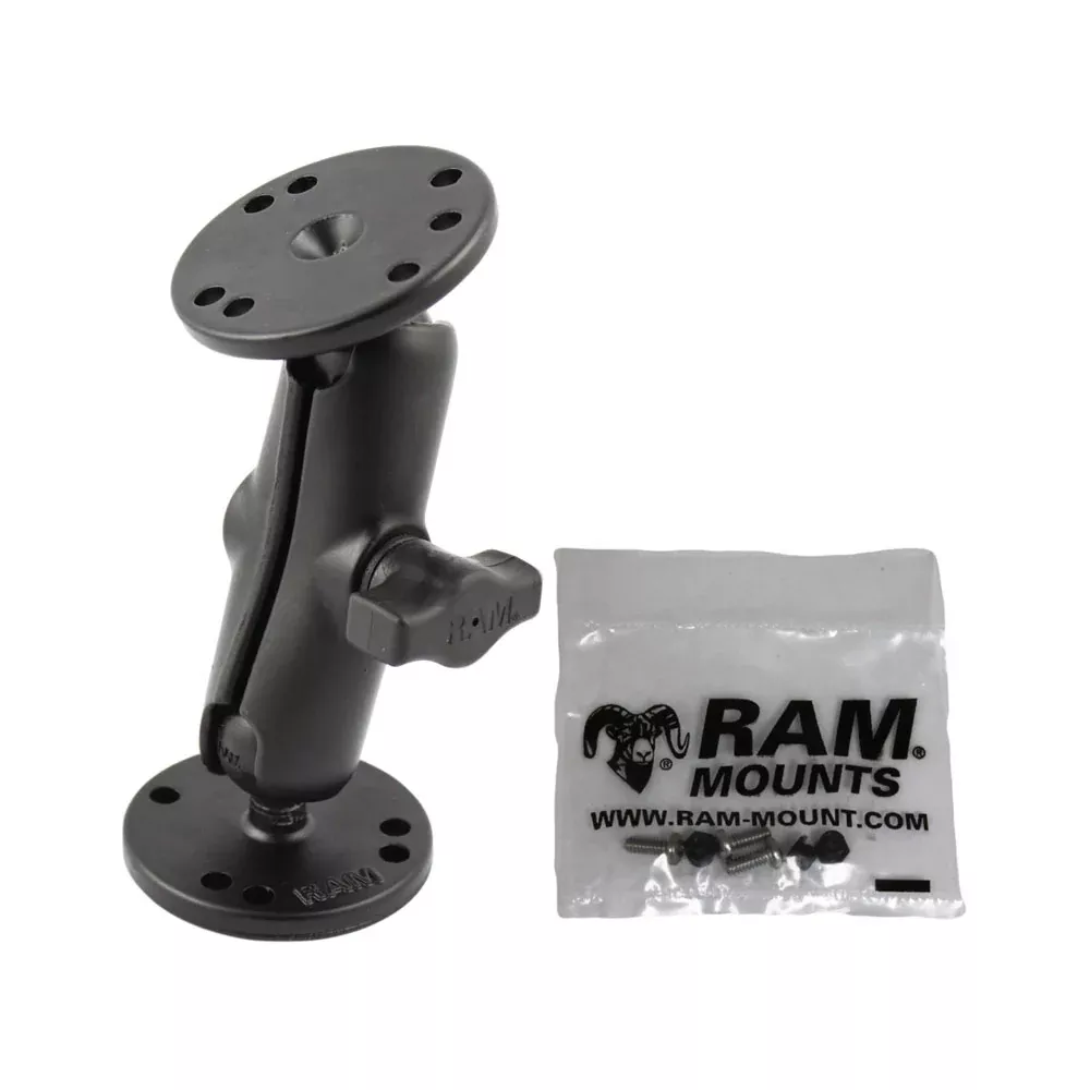 RAM Mount Double Socket Arm f/Garmin Marine Fixed Mount GPS 1″ [RAM-B-101-G2U]