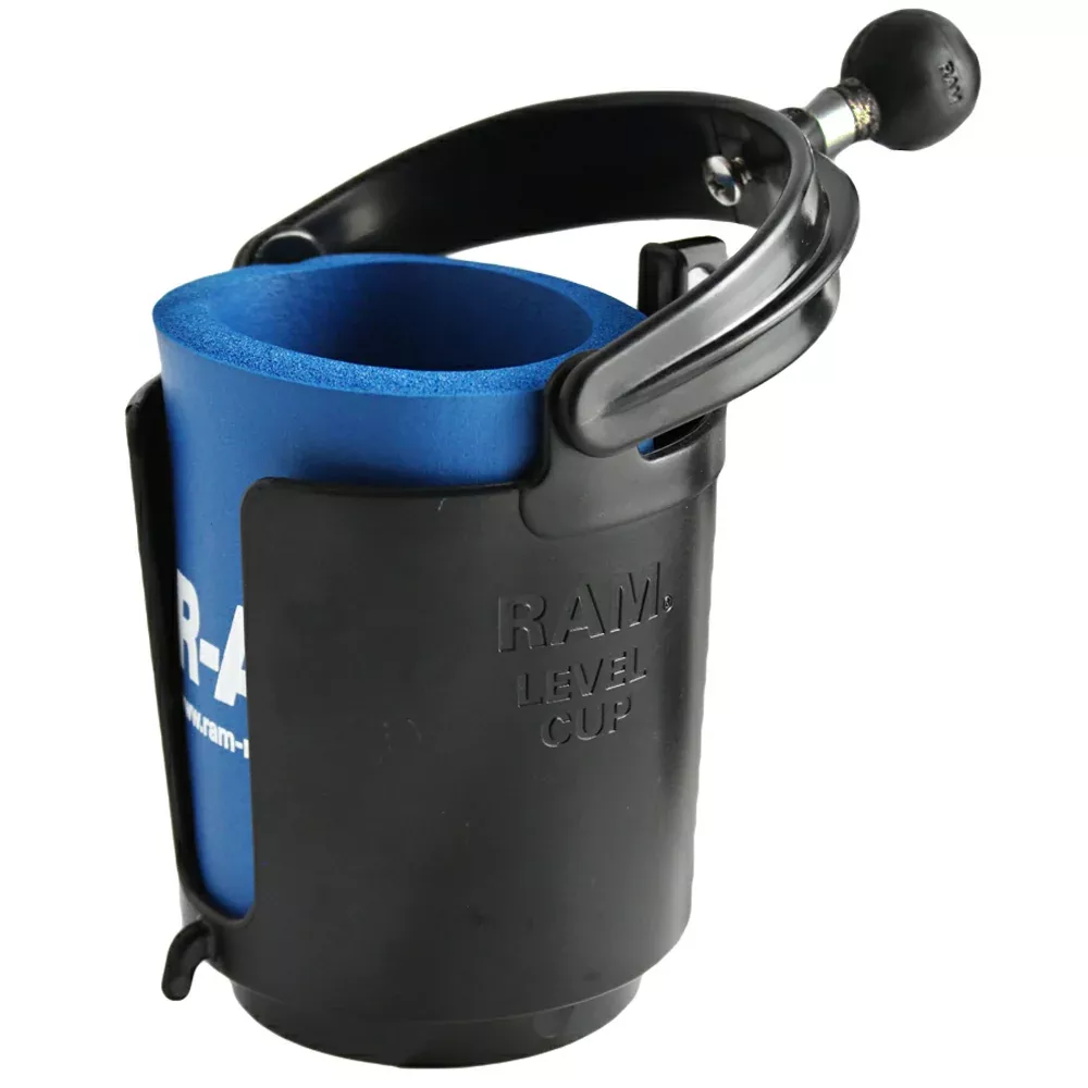 RAM Mount Drink Cup Holder w/1″ Ball [RAM-B-132BU]