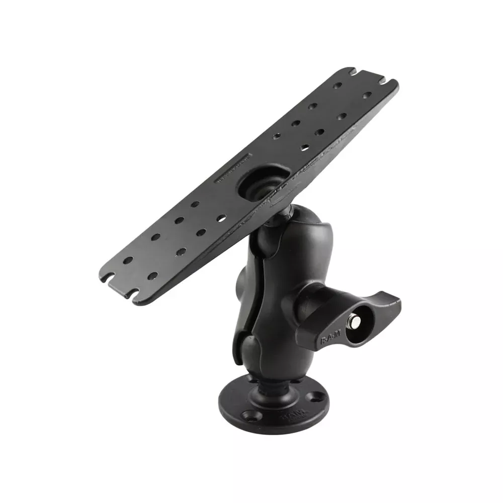 RAM Mount Marine Electronics Mount – Gimbal Bracket Under 15lbs. [RAM-D-111U-C]