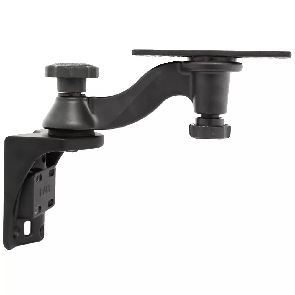 RAM Mount Single 6″ Swing Arm with 6.25″ x 2″ Rectangle Base and Vertical Mounting Base [RAM-109VU]