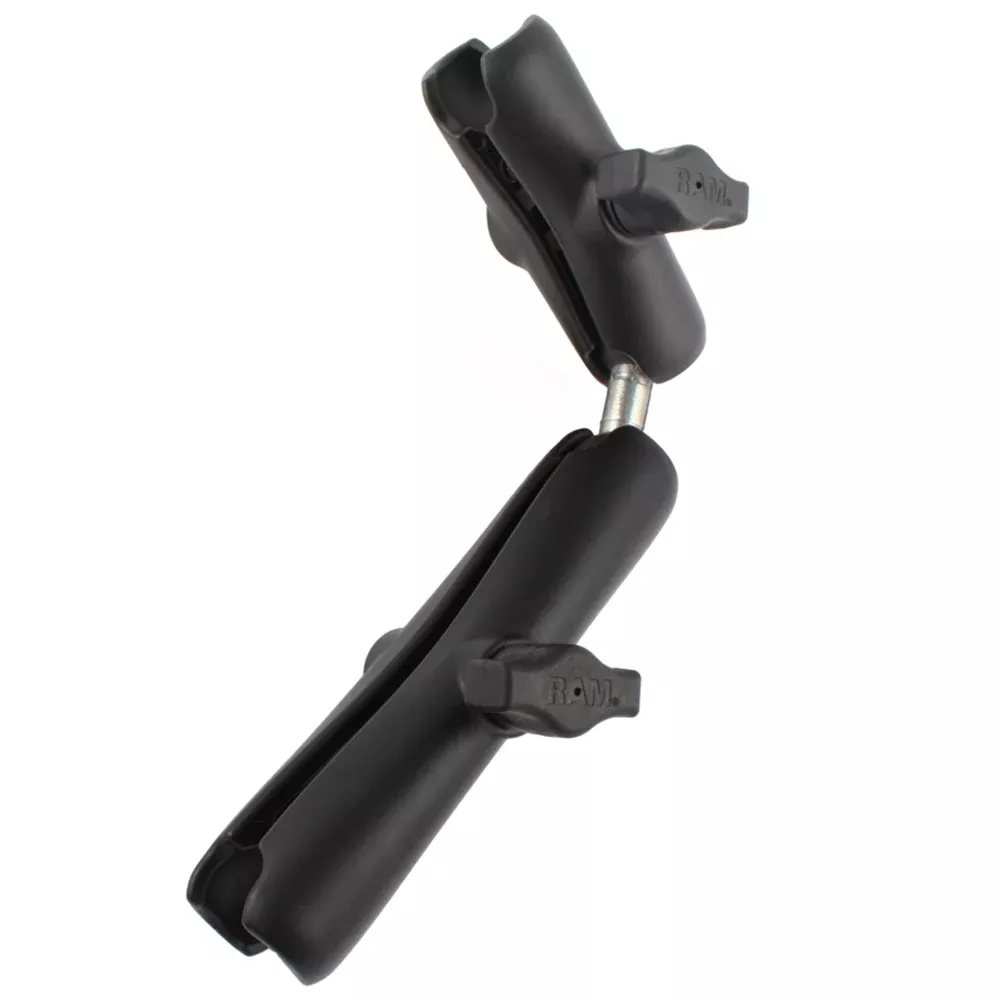 RAM Mount Standard Double Socket Arm, Long Double Socket Arm & Double Ball Adapter f/1″ Balls [RAM-B-201-201U-C]