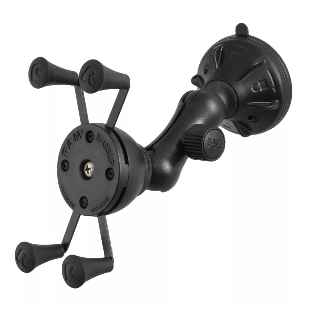 RAM Mount X-Grip Composite Twist Lock Suction Cup Mount [RAP-B-166-2-UN7U]