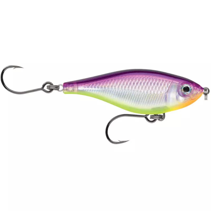 Rapala X-Rap Twitchin Mullet 3-1/8 Purple Chartreuse