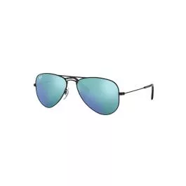 Ray-Ban Unisex Junior Junior Aviator - Matte Black - Blue Flash - Non-Polarized