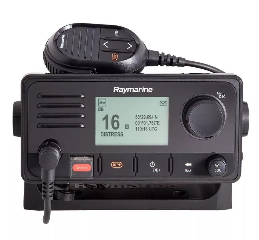 Raymarine Ray63 25W RF Black Fixed Mount VHF Radio• E70516