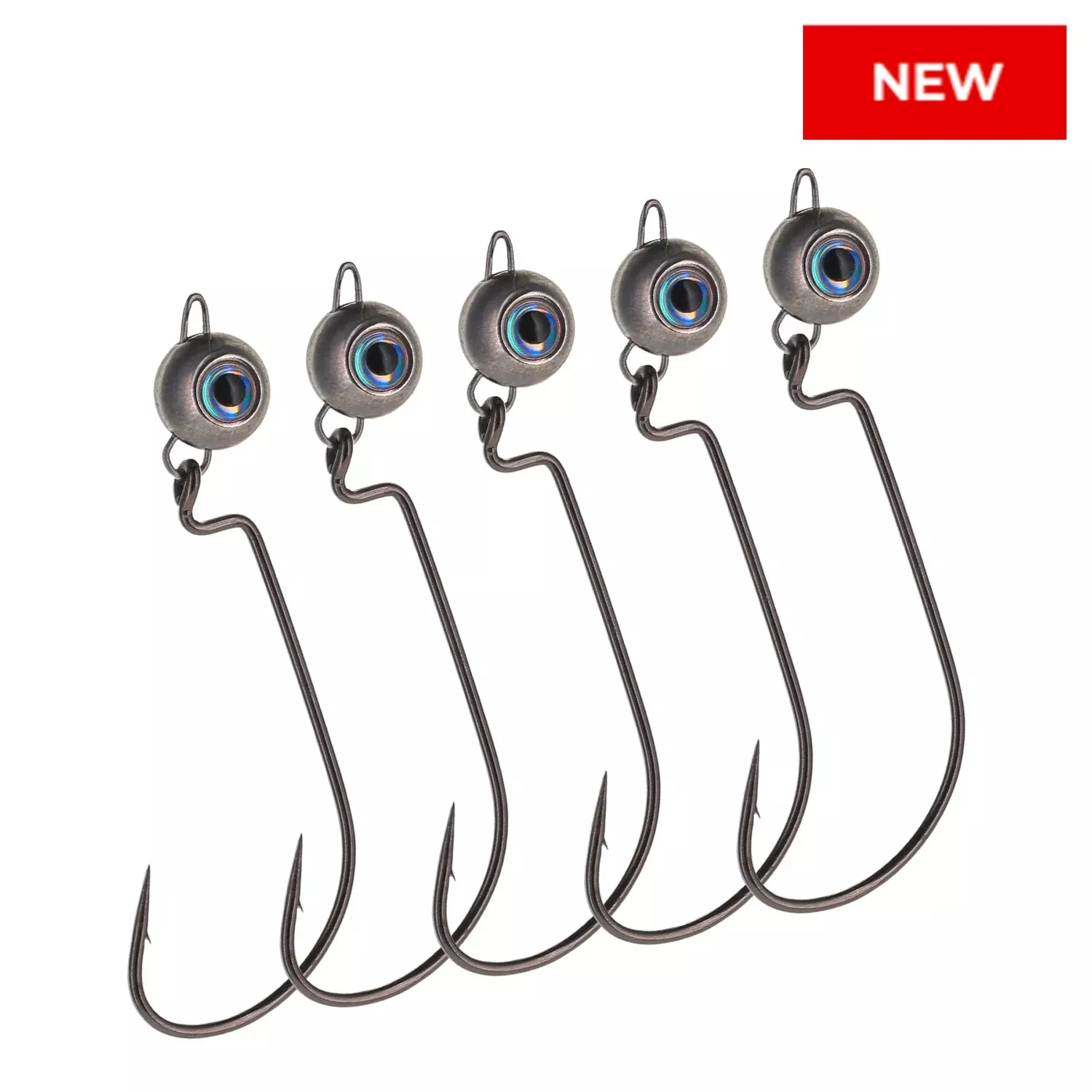 Reaction Tackle Tungsten Free Swing Jig Head- 5-Pack – New