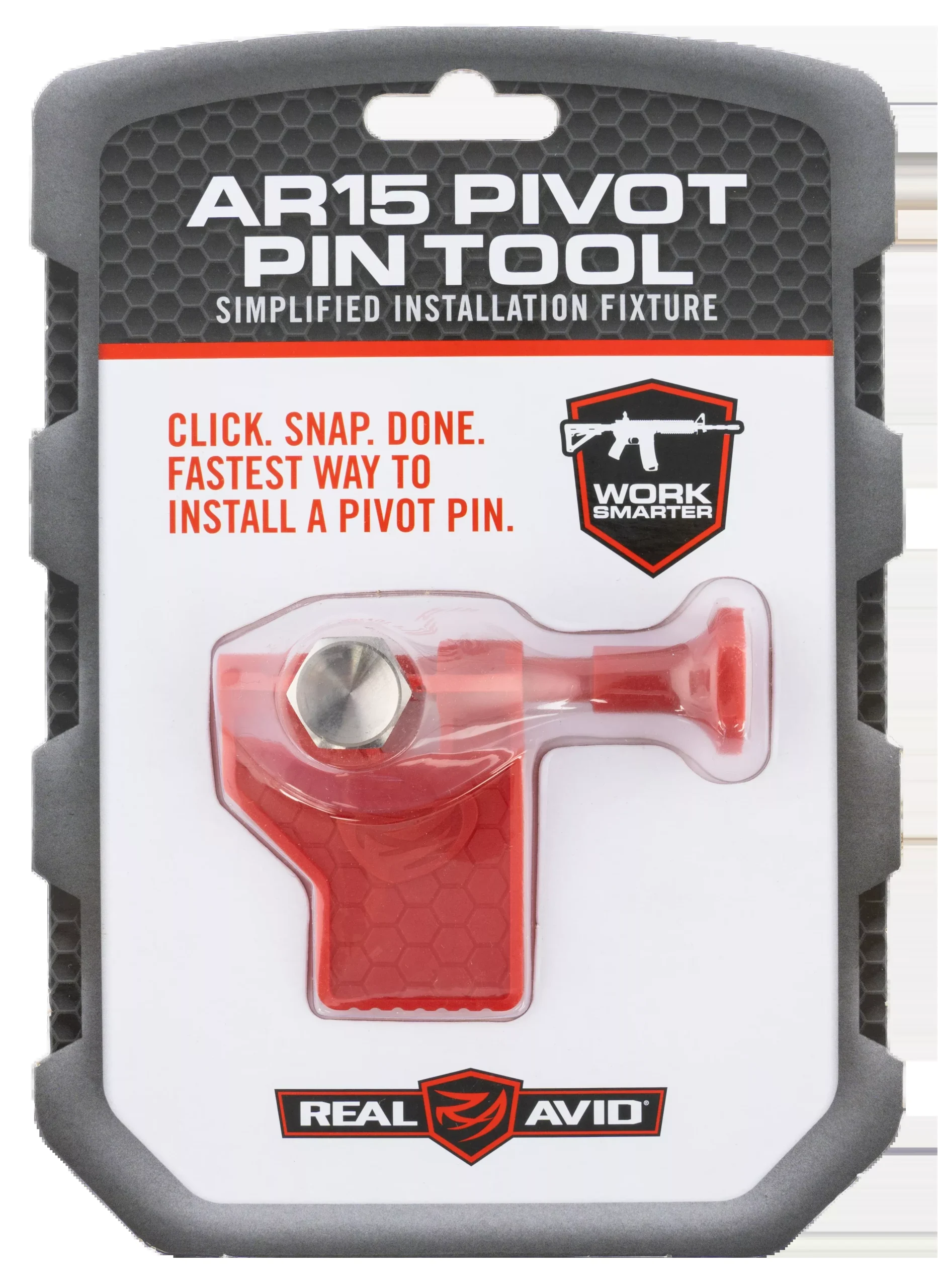 Real Avid AR-15 Pivot Pin Installation Tool, Non‑Marring Build Tool, 60‑Second Install – AVAR15PPT