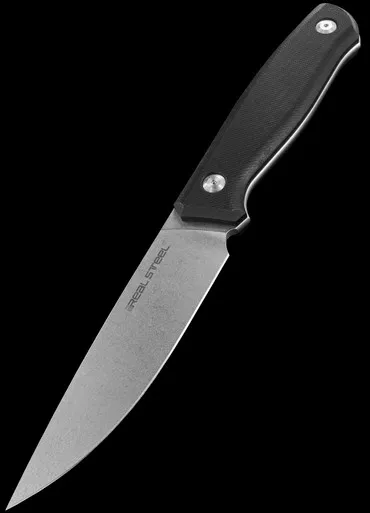 Real Steel Arbiter Stonewash - Fixed Blade