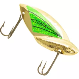 Reef Runner Cicada - 1/16 oz. - Gold/Hot Green