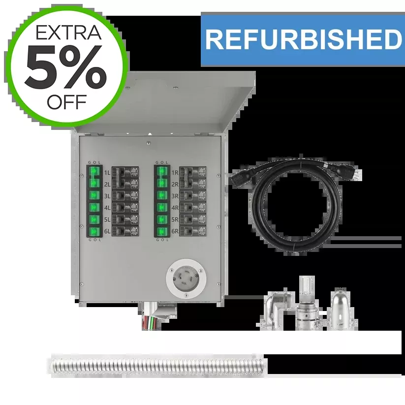 Refurbished - Nature's Generator 120/240V 30A 12-Circuit Non-Automatic Transfer Switch