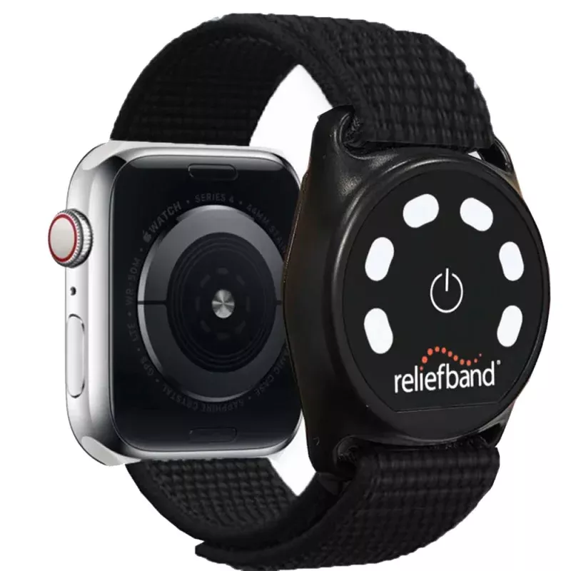 Reliefband Black Apple Smart Watch Band – Regular