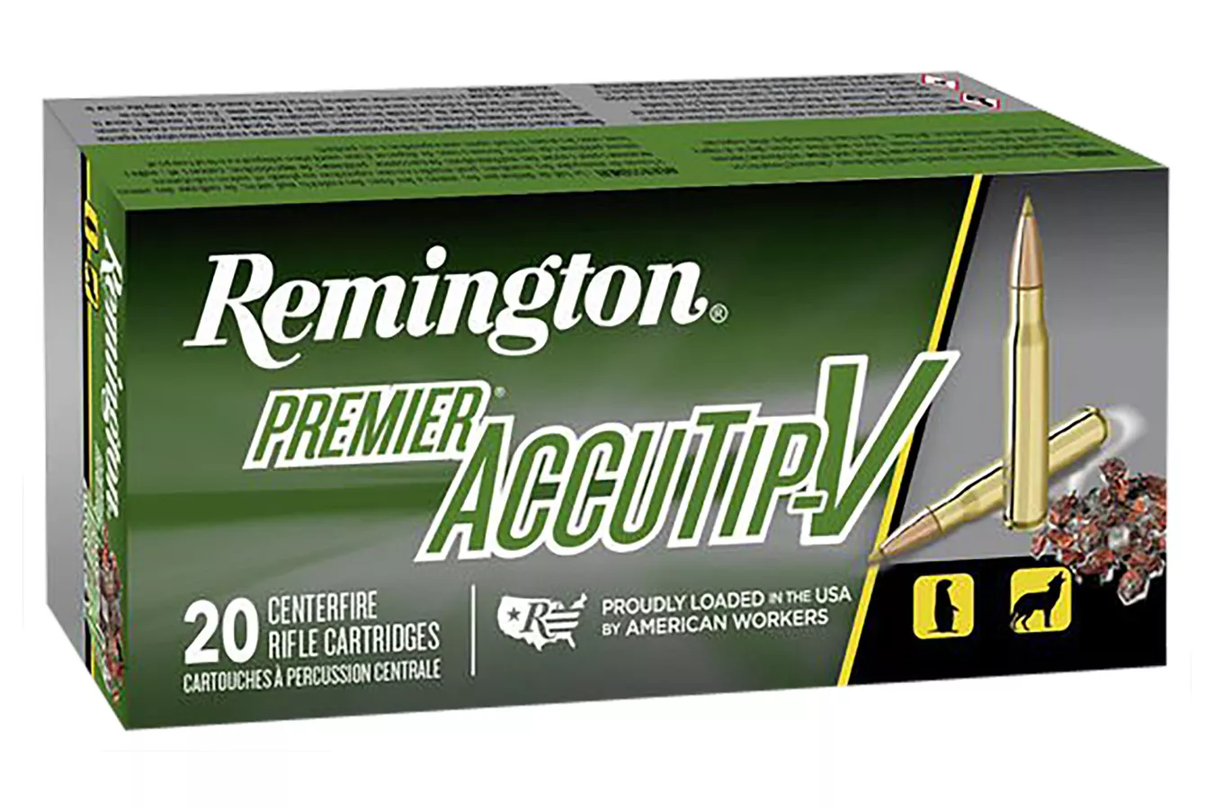 Remington  204 Ruger 40 Grain Premier AccuTip-V20/Box