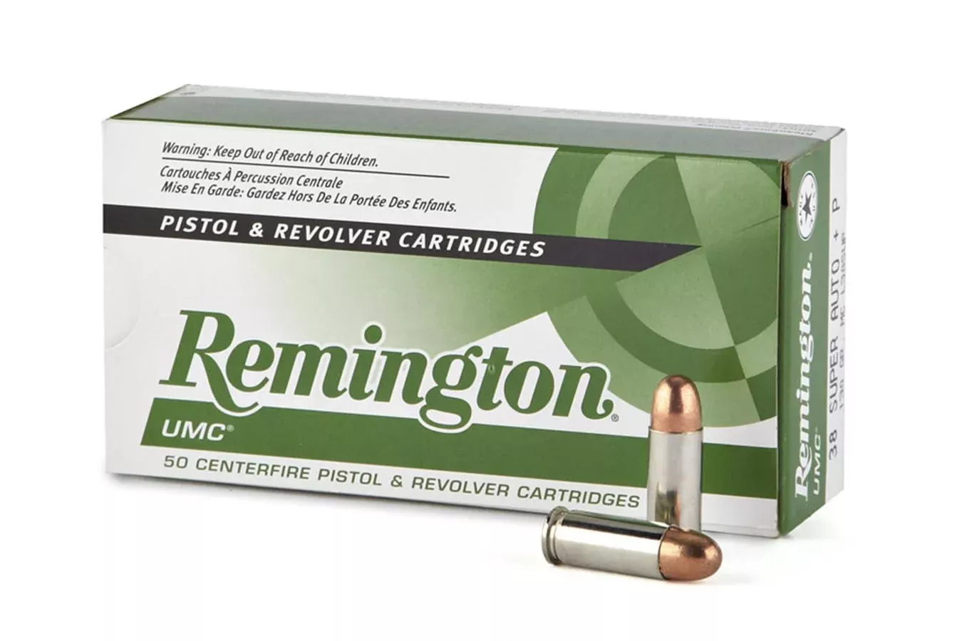 Remington  38 Super +P 130 gr FMJ UMC 50/Box
