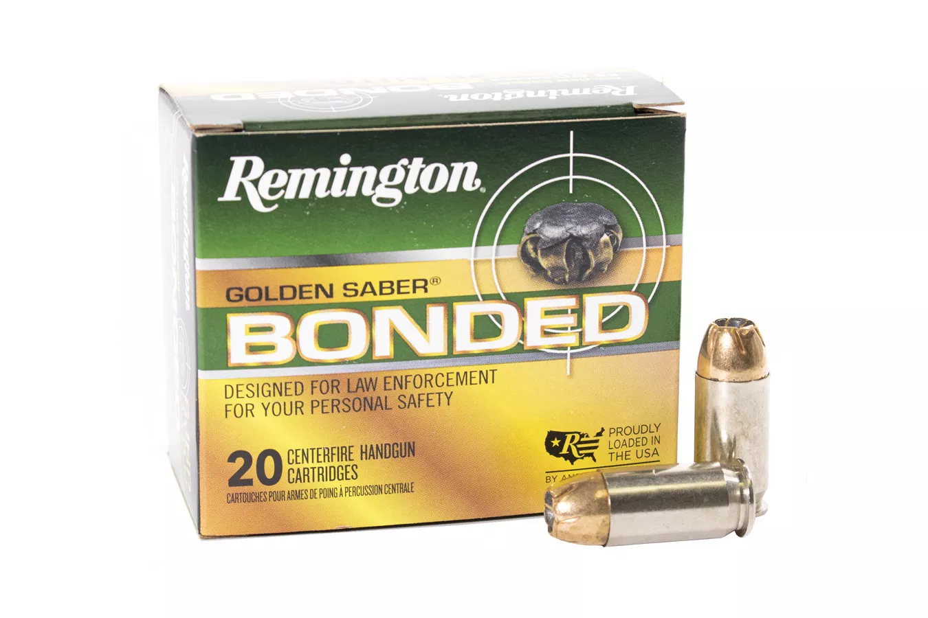 Remington  45 Auto 230 Gr BJHP Golden Saber Bonded 20/Box