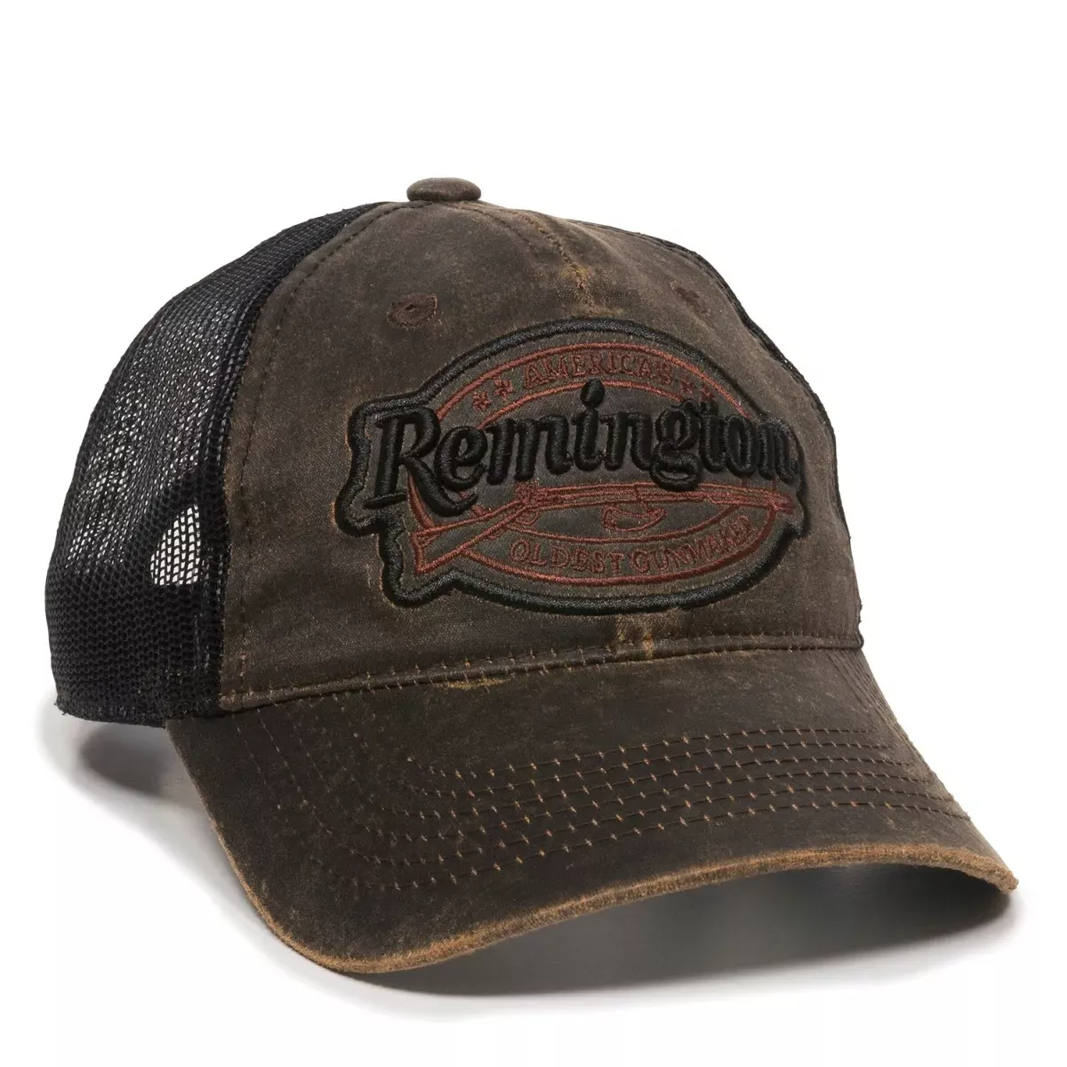 Remington Dark Brown/Black Mesh Cap #RM17A