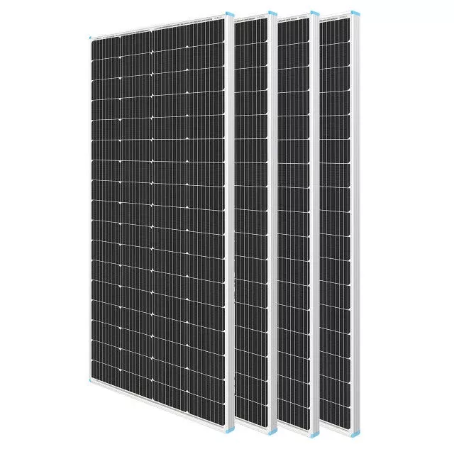 Renogy 4 Pieces 200 Watt 12 Volt Monocrystalline Solar Panel (SC)