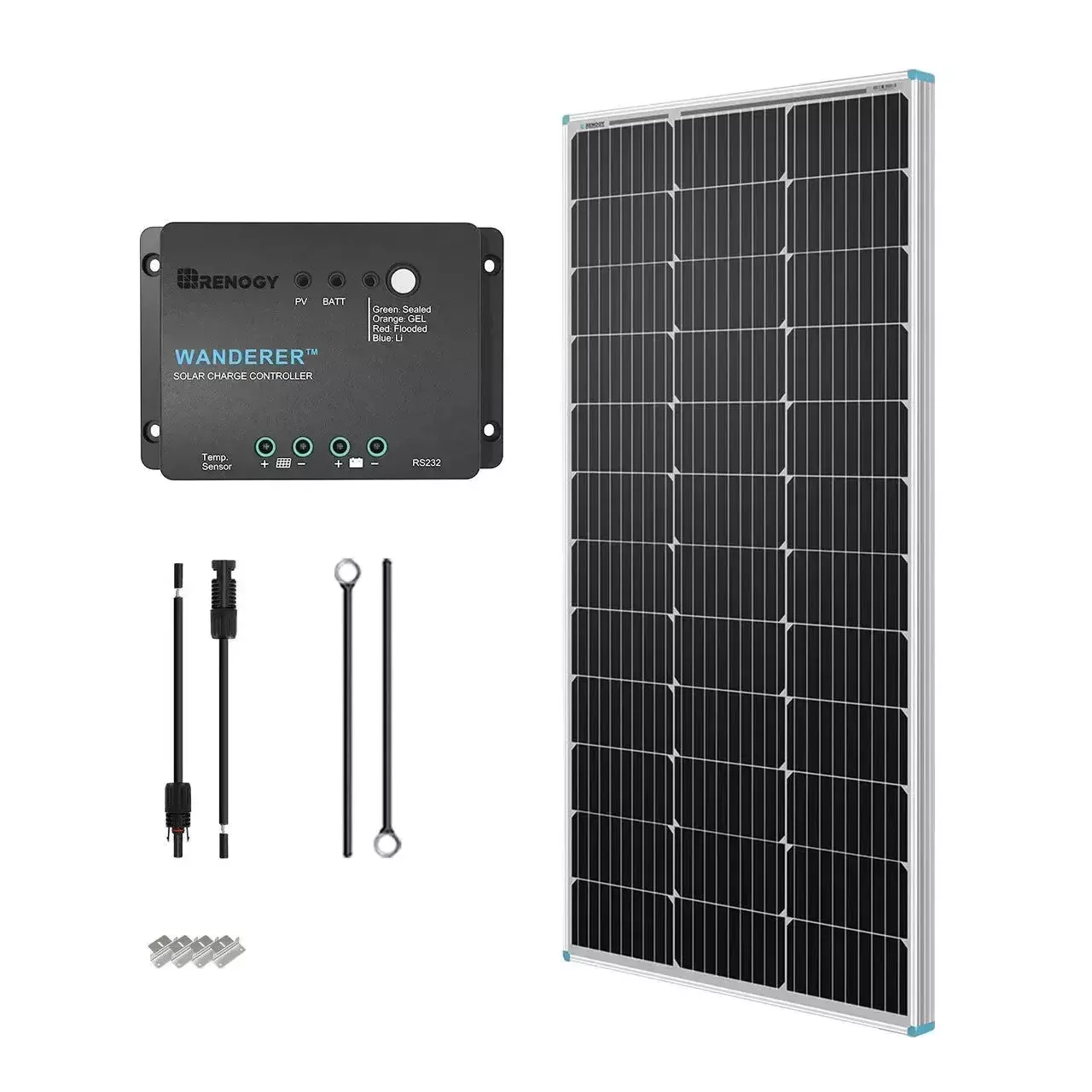 Renogy Starter Kit N-Type 100W 12V Solar Kit