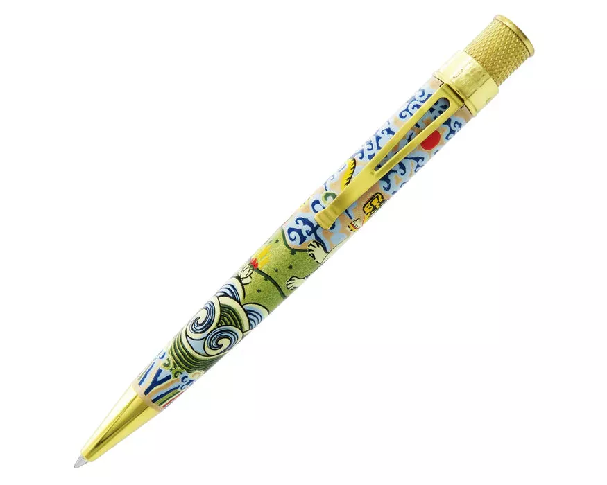 Retro 51 Tornado The Met Chinese Tiger Rank Badge Rollerball Pen