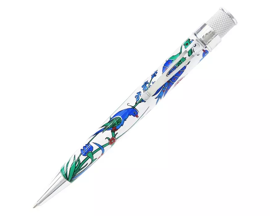 Retro 51 Tornado The MET Iznik Garden Rollerball Pen
