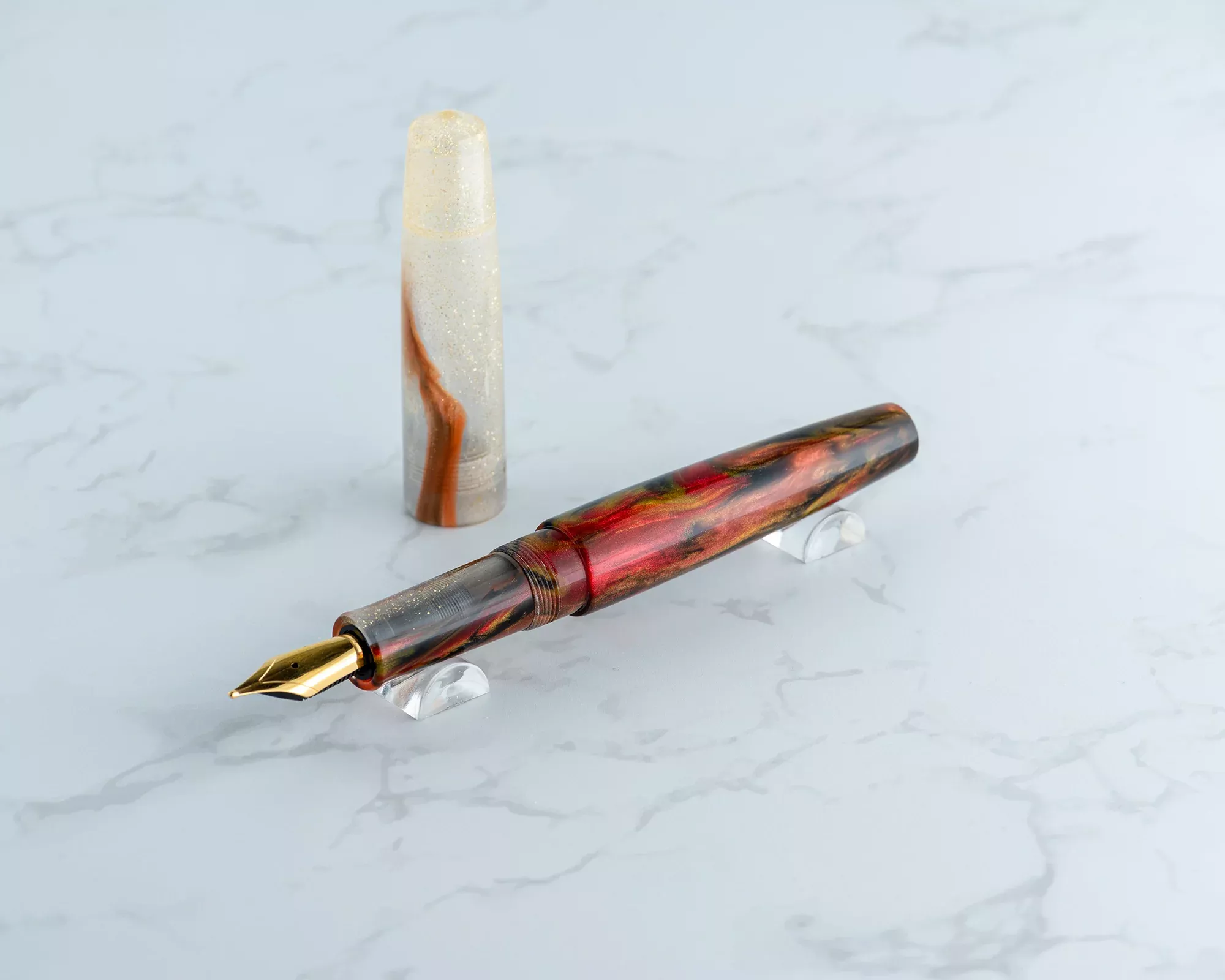 Rhys’ Pieces Custom Fountain Pen – “Prometheus Reignited”