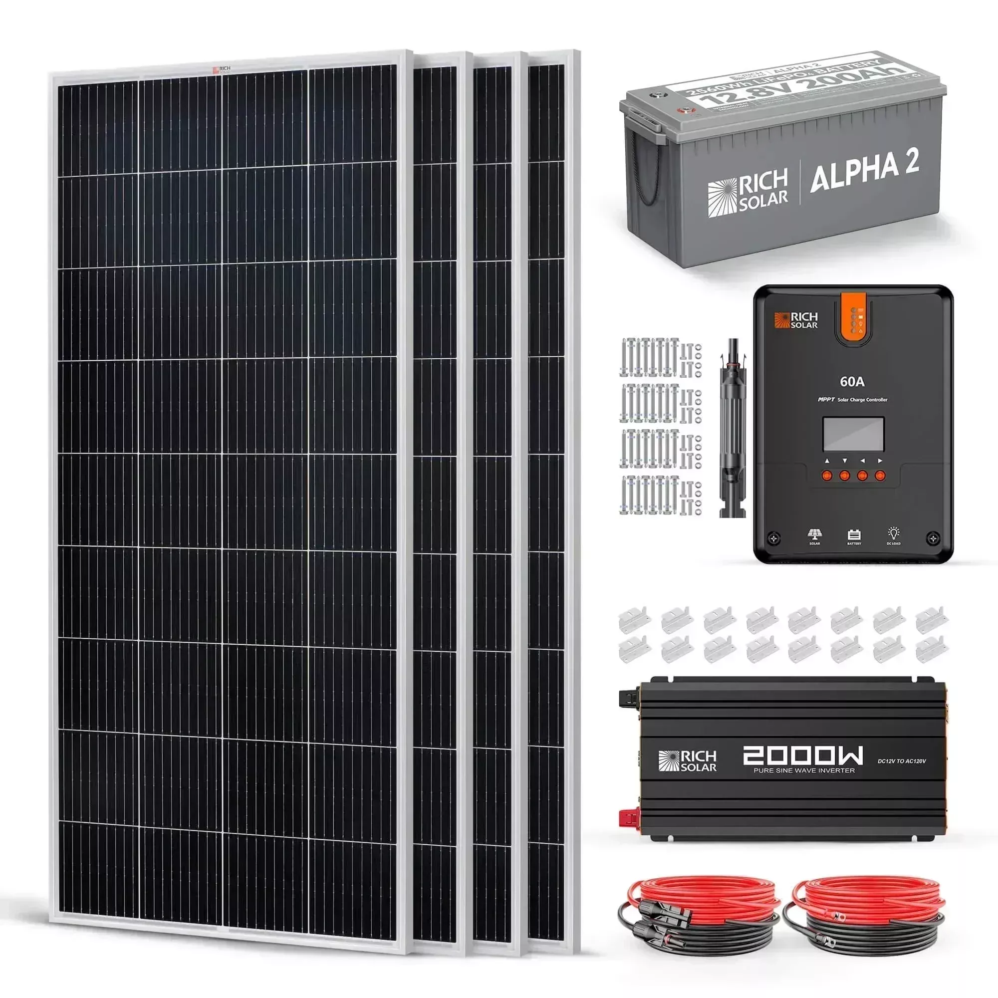 Rich Solar – 800 Watt Complete Solar Kit