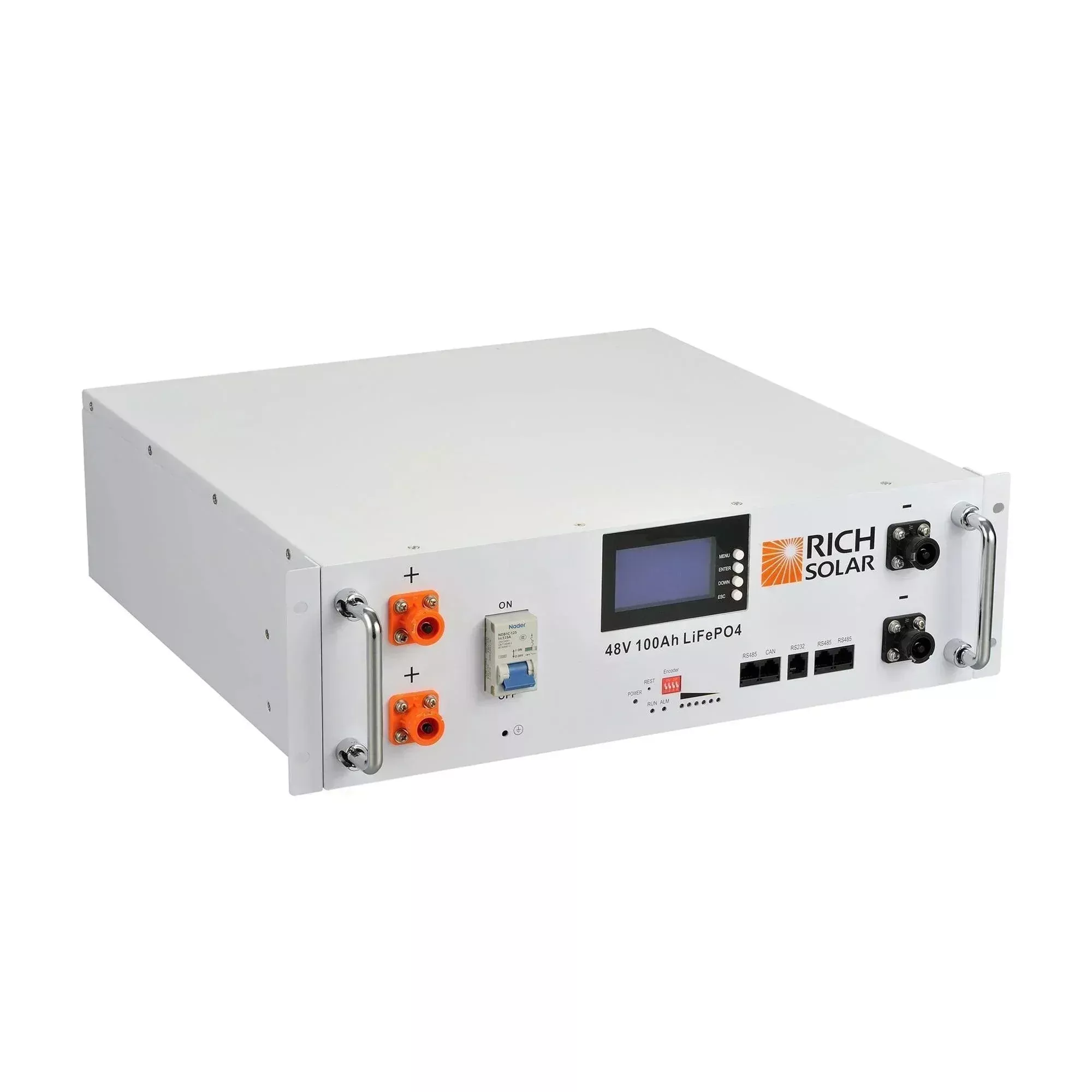Rich Solar ALPHA 5 | 48V 100Ah LiFePO4 Battery Server Rack Lithium for Residential, Commercial, Off-Grid