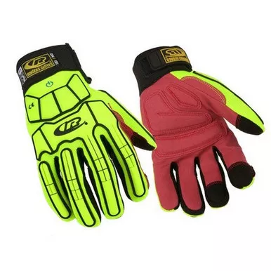 Ringers Gloves R161 Touchscreen-Compatible TPR Impact Gloves with Synthetic Leather