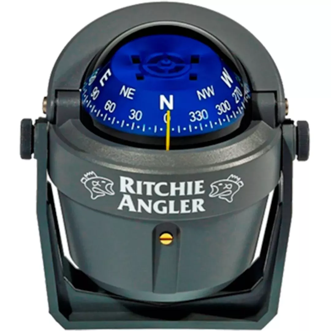 Ritchie Angler Black Bracket Mount Compass• RA-91