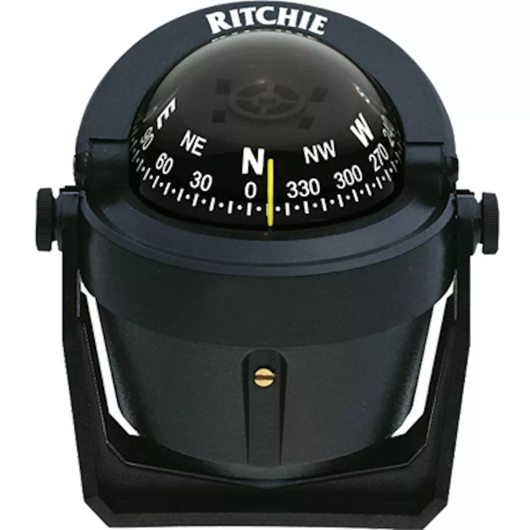 Ritchie Explorer Black Bracket Mount Compass• B-51