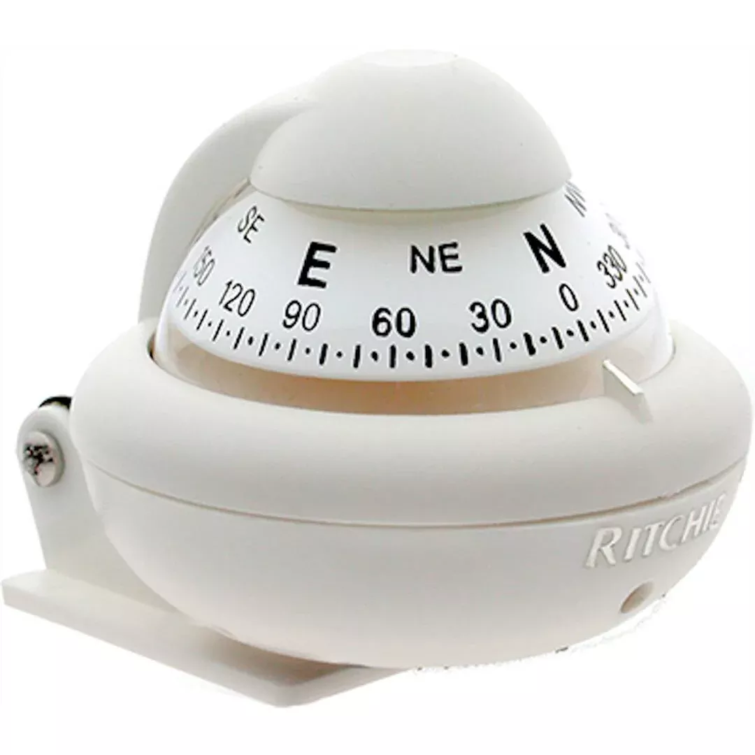 Ritchie RitchieSport White Bracket Mount Compass• X-10W-M