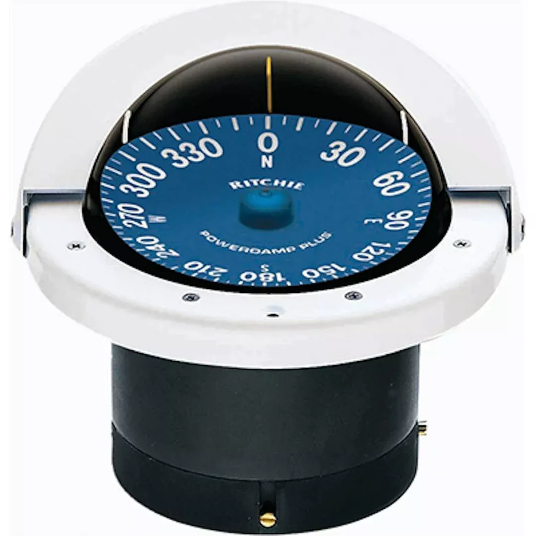 Ritchie SuperSport White Flush Mount Compass• SS-2000W