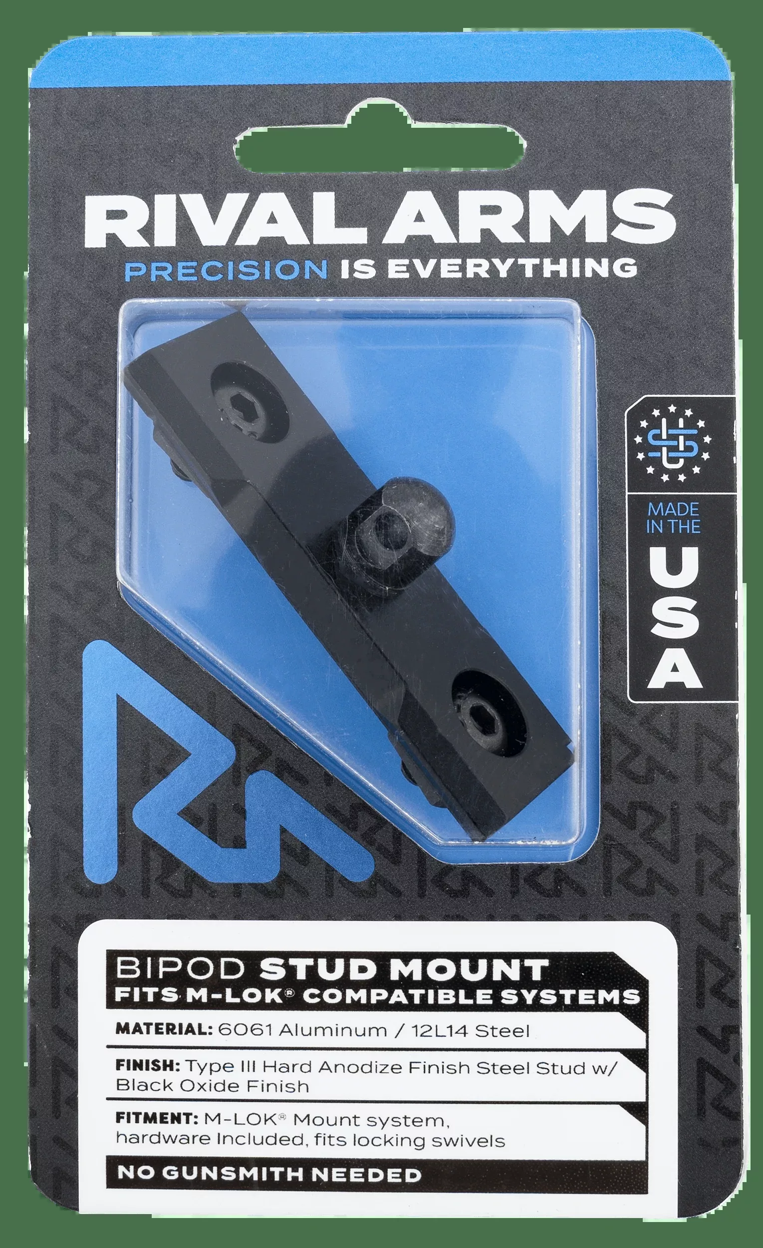 Rival Arms Bipod Stud Mount, Rival Ra-ra92m3b M-lok Bipod Stud Mount