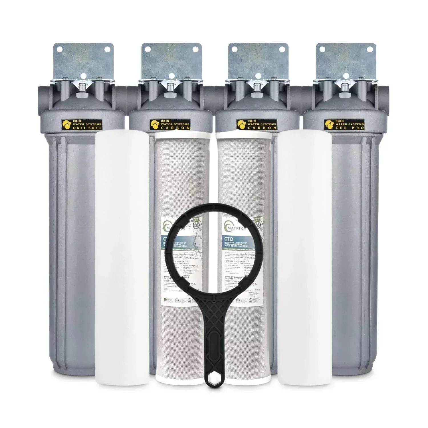 RKIN – CBS OnliSoft Salt-Free Water Softener Whole House Water Treatment System