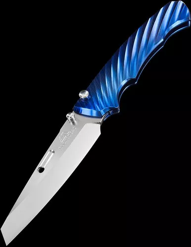 Rockstead Ryo H ZDP Blue Folding Knife