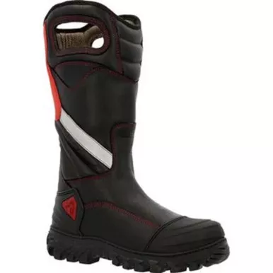Rocky RKD0087 Code Red Structure NFPA Rated Composite Toe 14" Fire Boots, Black